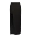 Lemaire Asymmetrical Wrapover Skirts Black In Black