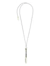 Lemaire Aubock Pen-pendant Necklace In Brown