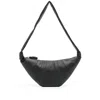 Lemaire Croissant Medium Shoulder Bag In Black