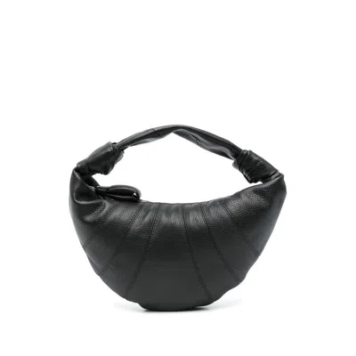 Lemaire Mini Fortune Croissant Tote Bag In Black