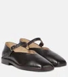 Lemaire Flat Ballerinas In Braun