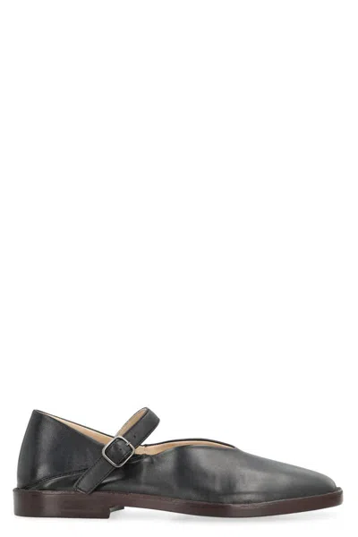 Lemaire Modern Ballet Inspired Flats In Black