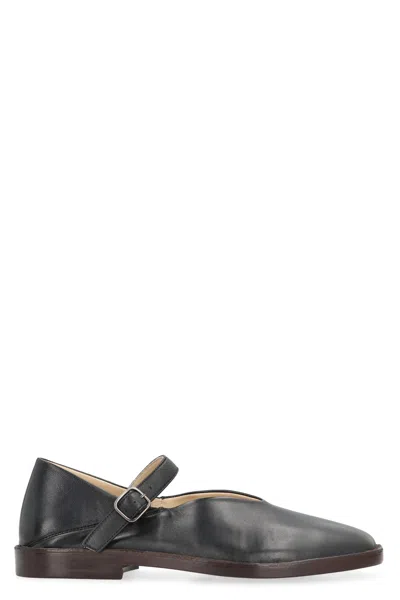 Lemaire Ballet Flats In Black