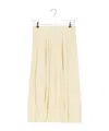 Lemaire Off-white Balloon Maxi Skirt In Neutral