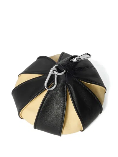 Lemaire Balloon Zipped Leather Key Charm In Multi