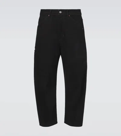 Lemaire Barrel-leg Jeans In Black