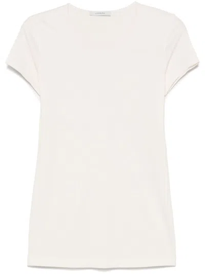 Lemaire Basic Natural Mc T-shirt In Beige