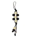 Lemaire Beaded Keychain In Black