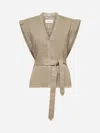 Lemaire Beige Denim Chasuble Top