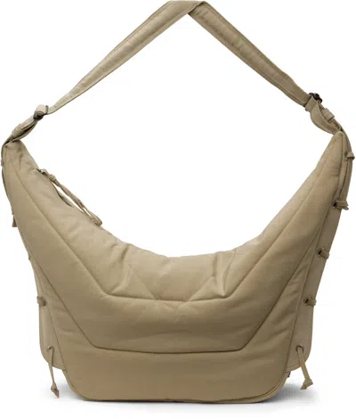 Lemaire Beige Large Soft Game Bag In Bg001 Linen