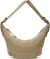 Lemaire Beige Medium Soft Game Bag In Bg001 Linen