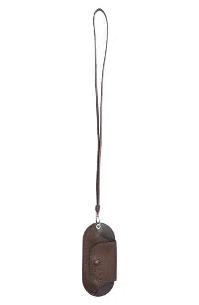 Lemaire Bell Glasses Holder In Dark Chocolate