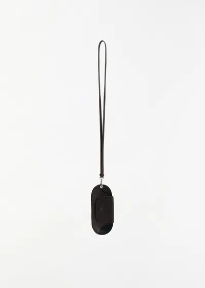 Lemaire Bell Leather Glasses Holder In Brown