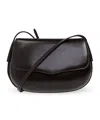 Lemaire Belly Foldover Top Shoulder Bag In Brown