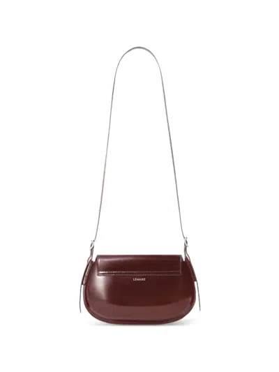 Lemaire Belly Shoulder Bag In Red