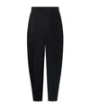 Lemaire Front Pleated Tapered Trousers In Black