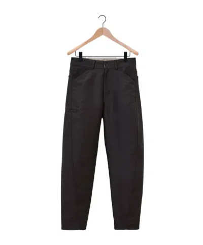 Lemaire Belt-loop Casual Pants In Black