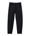 Lemaire Belt-loop Casual Pants In Black