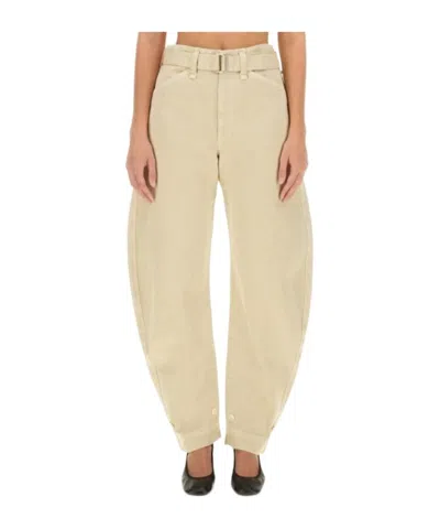 LEMAIRE LEMAIRE BELTED TWILL PANTS