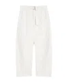 Lemaire Belt-loop Casual Pants In White