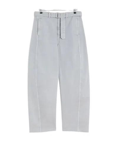 Lemaire Belt-loop Casual Pants In White