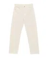 Lemaire Belt Loop Casual Pants In White