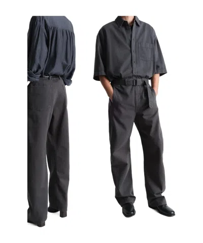 Lemaire Belt-loop Jeans In Black
