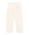 Lemaire Belt-loop Jeans In White