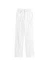 Lemaire Belt-loop Pocket Jeans In White