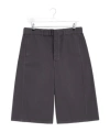 Lemaire Pleated Bermuda Shorts In Black