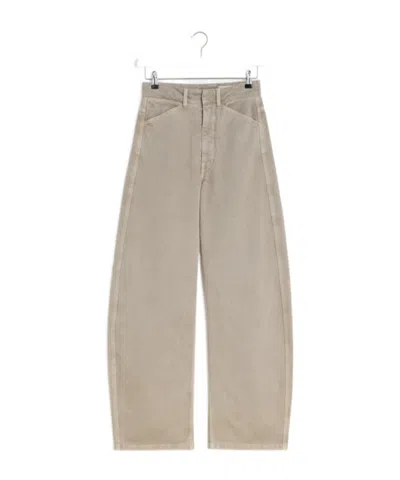 Lemaire Belt Loops Jeans In Nude