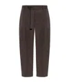 Lemaire Belt Loops Slacks In Brown