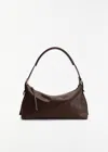 Lemaire Belted Baguette Bag In Brown