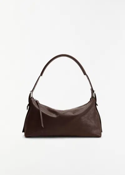 Lemaire Belted Baguette Bag In Brown