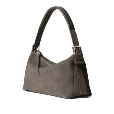 Lemaire Belted Baguette Tote Bag In Gray