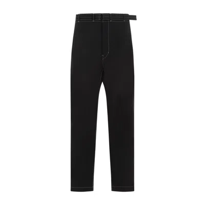 Lemaire Belted Cargo Pants In Black