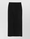 Lemaire Belted High Waist Midi Skirt With Slit