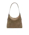Lemaire Belted Hobo Bag In Brown
