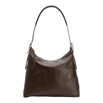 Pre-owned Lemaire Belted Hobo Bag 'dark Brown' | Men's Size Onesize