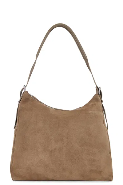 Lemaire Belted Hobo Bag In Gray
