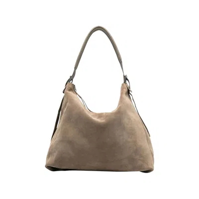 Pre-owned Lemaire Belted Hobo Bag 'pebble' | Tan | Men's Size Onesize In Brown