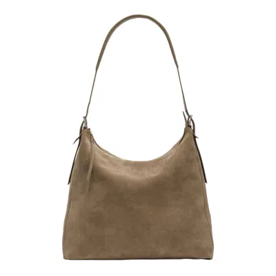 Pre-owned Lemaire Belted Hobo Bag 'pebble' | Tan | Women's Size Onesize In Brown