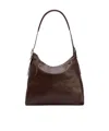 Lemaire Belted Hobo Handbag In Brown