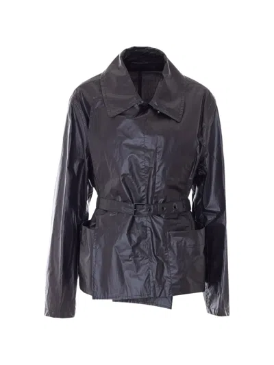 Lemaire Belted Jacket In Black