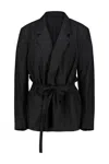 LEMAIRE LEMAIRE BELTED LIGHT TAILORED JACKET CLOTHING