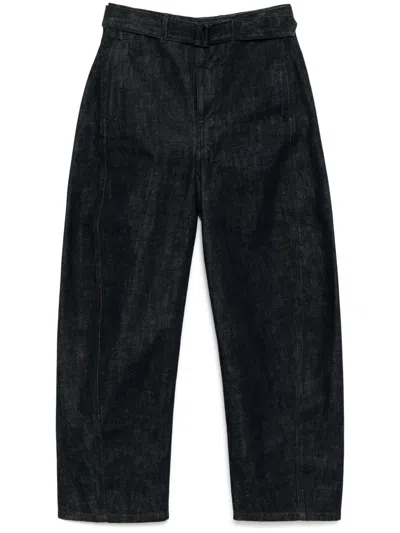 Lemaire Belted Pants In 蓝色
