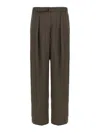Lemaire Pleated Waistband Trousers With Practical Pockets