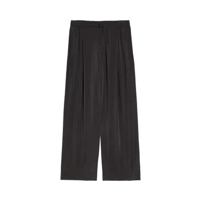 Pre-owned Lemaire Belted Relaxed Pants 'dark Espresso' | Brown | Women's Size 38