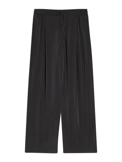 Lemaire Belted Relaxed Pants In Marrón
