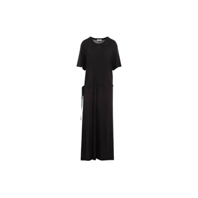 LEMAIRE BELTED RIB T-SHIRT DRESS